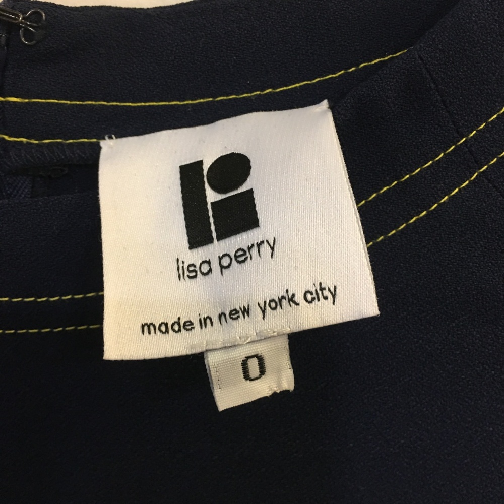 LISA PERRY Color block top - Picture 2 of 4
